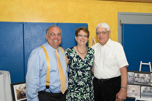 2016-08-20 Mass 092 _ME48606 150th Anniversary, Biship Binzer, Father Don, Mass, St. Bernard