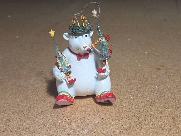 D56 Polar Bear ornament
