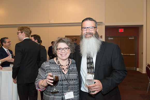 2018 PS&E Banquet 078 _ME38424 pre-dinner gathering