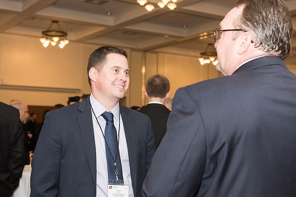 2018 PS&E Banquet 018 _ME44919 pre-dinner gathering