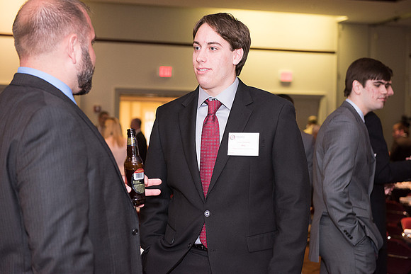 2016 PS&E Banquet 018 _ME44649 pre-dinner gathering