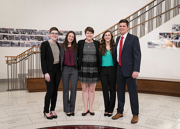 2019 PS&E Banquet 004 _ME47637 5x7, officers