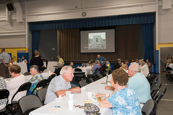 2016-08-20 Mass 071 _ME48577 150th Anniversary, Biship Binzer, Father Don, Mass, St. Bernard