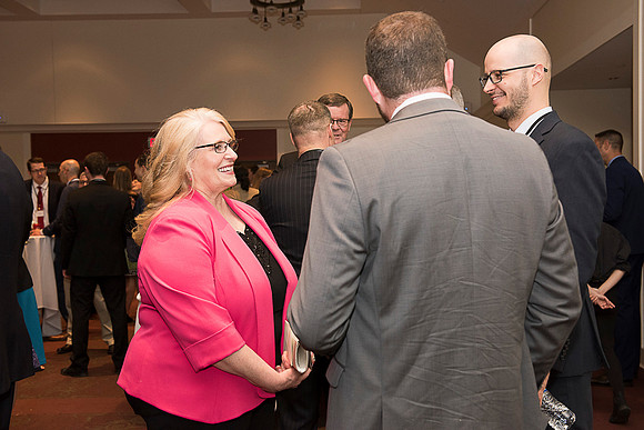 2019 PS&E Banquet 046 _ME47671 pre-dinner gathering