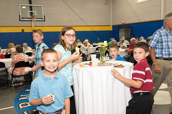 2016-08-20 Mass 052 _ME48564 150th Anniversary, Biship Binzer, Father Don, Mass, St. Bernard