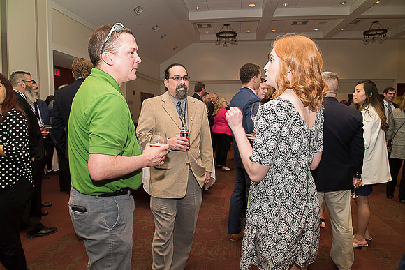 2019 PS&E Banquet 054 _ME47680 pre-dinner gathering