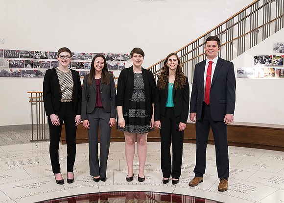 2019 PS&E Banquet 003 _ME47636 5x7, officers