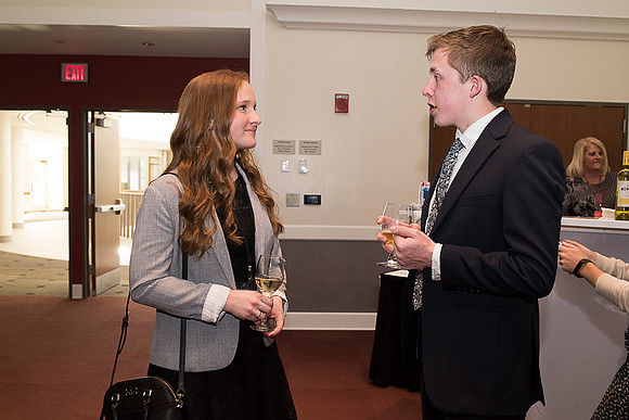 2019 PS&E Banquet 045 _ME47670 pre-dinner gathering