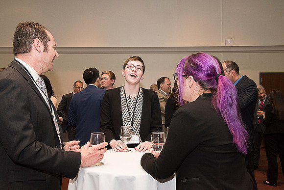 2019 PS&E Banquet 024 _ME47654 pre-dinner gathering