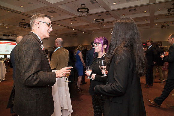 2019 PS&E Banquet 079 _ME47711 pre-dinner gathering